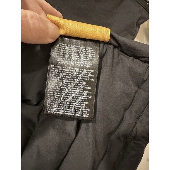 Women's The North Face Belleview Stretch Plus Down Jacket Coat Black 1X EUC! - Picture 12 of 16